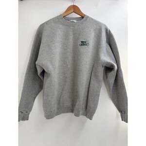 Vintage DEKALB Seed Corn Sweatshirt Lee Ultraweight Gray USA Mens M